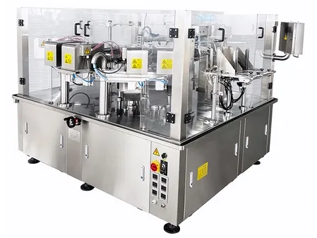Dual-Lane Rotary Premade Pouch Packaging Machine